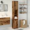 Bathroom Cabinet Old Wood 30x30x183.5 cm | Stylish Storage