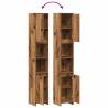 Bathroom Cabinet Old Wood 30x30x183.5 cm | Stylish Storage