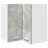 Hanging Corner Cabinet Concrete Grey 57x57x60 cm | HipoMarket