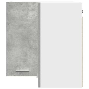 Hanging Corner Cabinet Concrete Grey 57x57x60 cm | HipoMarket