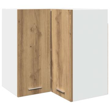 Hanging Corner Cabinet - Artisian Oak | Optimize Your Space