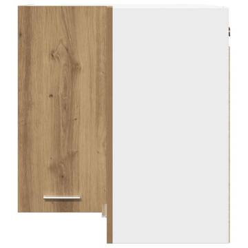 Hanging Corner Cabinet - Artisian Oak | Optimize Your Space