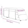 Motorhome Covers Grey 870x235x275 cm - All-Weather Protection