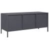 Stylish Anthracite TV Cabinet - 101.5x39x43.5 cm