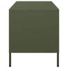 Olive Green TV Cabinet - Sturdy Cold-Rolled Steel | HipoMarket