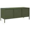 Olive Green TV Cabinet - Sturdy Cold-Rolled Steel | HipoMarket