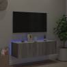 LED TV Wall Cabinet Grey Sonoma - Stylish & Space-Saving Unit