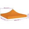 Orange Party Tent Roof 2x2m - Durable & UV Resistant