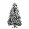 300 cm Artificial Hinged Christmas Tree with 300 LEDs & Ball Set