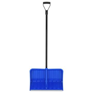 Snow Shovel Blue 147 cm Metal - Efficient Snow Removal Tool