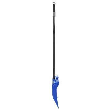 Snow Shovel Blue 147 cm Metal - Efficient Snow Removal Tool