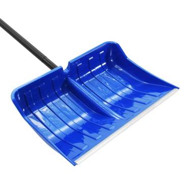 Snow Shovel Blue 147 cm Metal - Efficient Snow Removal Tool