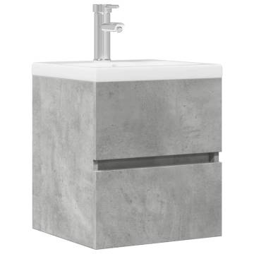 Sink Cabinet Concrete Grey - Stylish Storage for Bathrooms