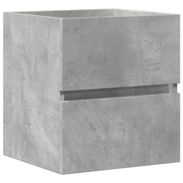 Sink Cabinet Concrete Grey - Stylish Storage for Bathrooms