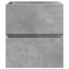 Sink Cabinet Concrete Grey - Stylish Storage for Bathrooms