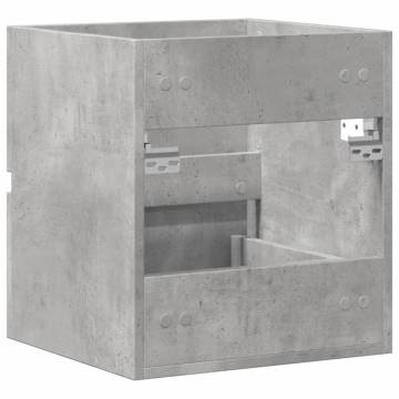 Sink Cabinet Concrete Grey - Stylish Storage for Bathrooms