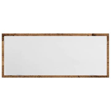 LED Bathroom Mirror in Old Wood - 100x8.5x37 cm | HipoMarket