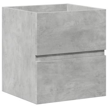 2 Piece Bathroom Furniture Set - Concrete Grey | HipoMarket UK