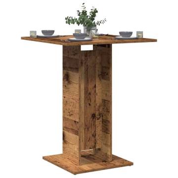 Bistro Table Old Wood 60x60x75 cm - Stylish & Durable