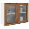  Hanging Glass Cabinet Old Wood 80x31x60 cm Engineered Wood Colour old wood Quantity in Package 1 Model 1x hanging glass cabinet (2 doors) 80 cm Number of 