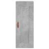 Stylish Highboard Concrete Grey - 34.5x34x180 cm | Hipomarket