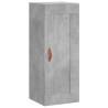 Stylish Highboard Concrete Grey - 34.5x34x180 cm | Hipomarket