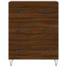 Stylish Highboard Brown Oak - Engineered Wood Storage Solution