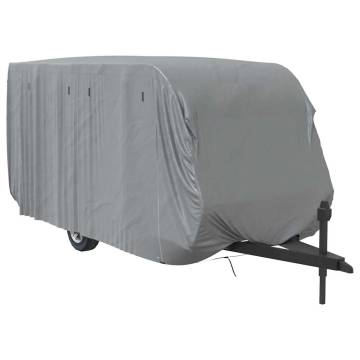 Caravan Cover Grey 610x250x220 cm - All-Weather Protection