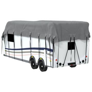 Caravan Roof Cover Grey 800x300 cm - All-Weather Protection