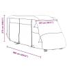 Motorhome Covers Grey 660x235x275 cm - All-Weather Protection