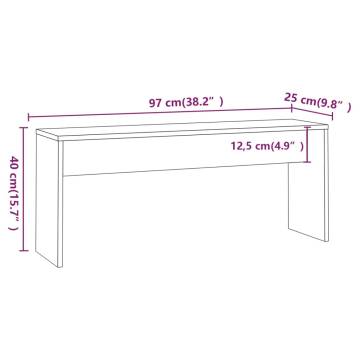 3 Piece Dining Set - White Engineered Wood for Modern Homes