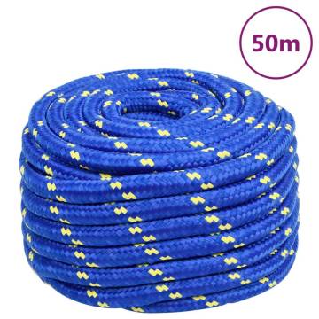 Durable Blue Boat Rope 20mm x 50m - Polypropylene