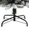 Artificial Slim Christmas Tree 240 cm with Flocked Snow