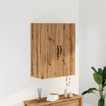 Wall Mounted Cabinet Artisan Oak - Elegant Storage Solution