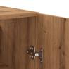 Wall Mounted Cabinet Artisan Oak - Elegant Storage Solution