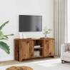 Stylish TV Cabinet in Old Wood | Space-Saving Design