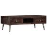 Coffee Table Solid Reclaimed Wood 100x60x35 cm Colour dark brown Quantity in Package 1 