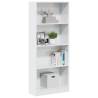  Bookcase High Gloss White 60x24x143 cm Engineered Wood Colour high gloss white Quantity in Package 1 Height 143 cm Width 60 cm 