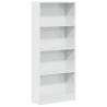 High Gloss White Bookcase - Modern Storage Solution