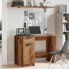 Old Wood Desk - 100x50 cm Engineered Wood | HipoMarket UK