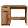 Old Wood Desk - 100x50 cm Engineered Wood | HipoMarket UK