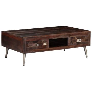 Solid Reclaimed Wood Coffee Table - Unique & Stylish | Hipo Market