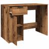 Old Wood Desk - 100x50 cm Engineered Wood | HipoMarket UK