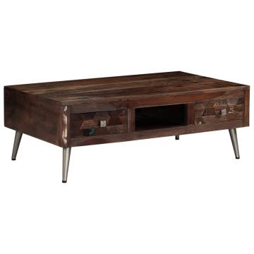 Solid Reclaimed Wood Coffee Table - Unique & Stylish | Hipo Market