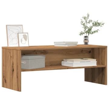 Artisan Oak TV Cabinet - 100x40x40 cm | Durable & Stylish