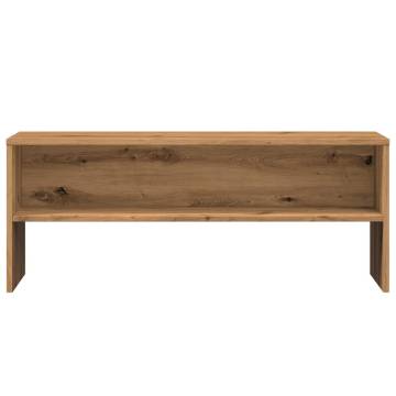 Artisan Oak TV Cabinet - 100x40x40 cm | Durable & Stylish