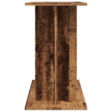 Aquarium Stand Old Wood - Stylish & Durable | Hipomarket UK