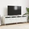 Industrial White TV Cabinet - 135x39x43.5 cm | Hipomarket