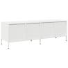 Industrial White TV Cabinet - 135x39x43.5 cm | Hipomarket