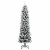 Artificial Christmas Tree 150 LEDs & Flocked Snow 150 cm